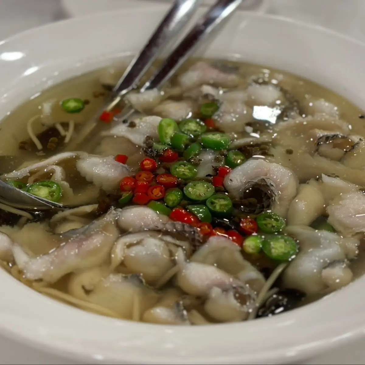 Fish Filets in Pickled Cabbage Soup Medium Spicy 酸菜鱼片